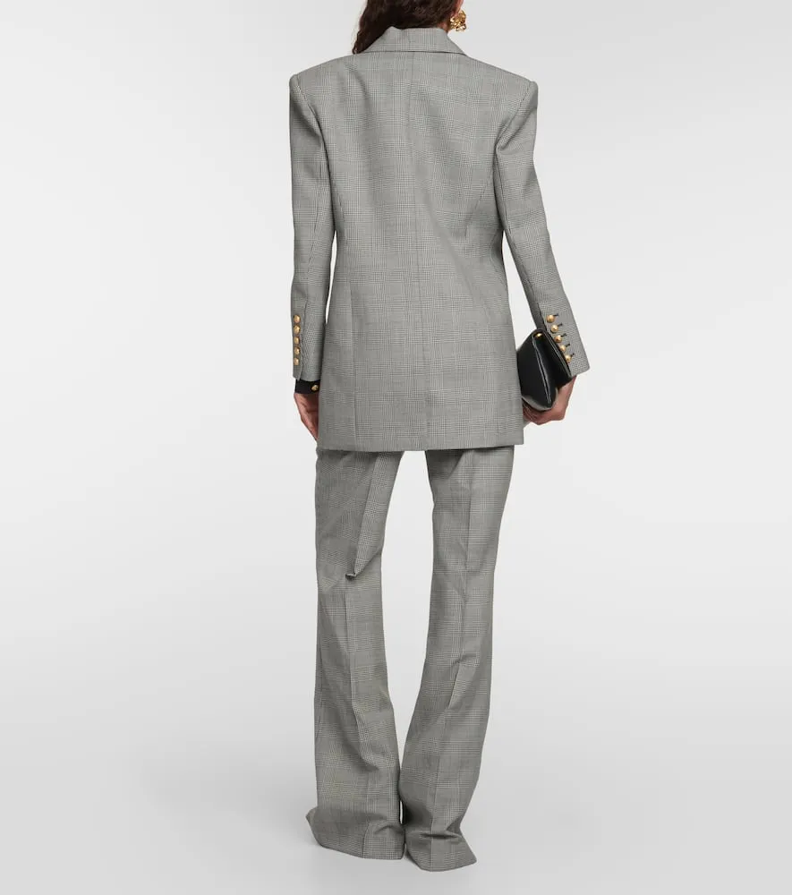 Balmain Checked wool blazer