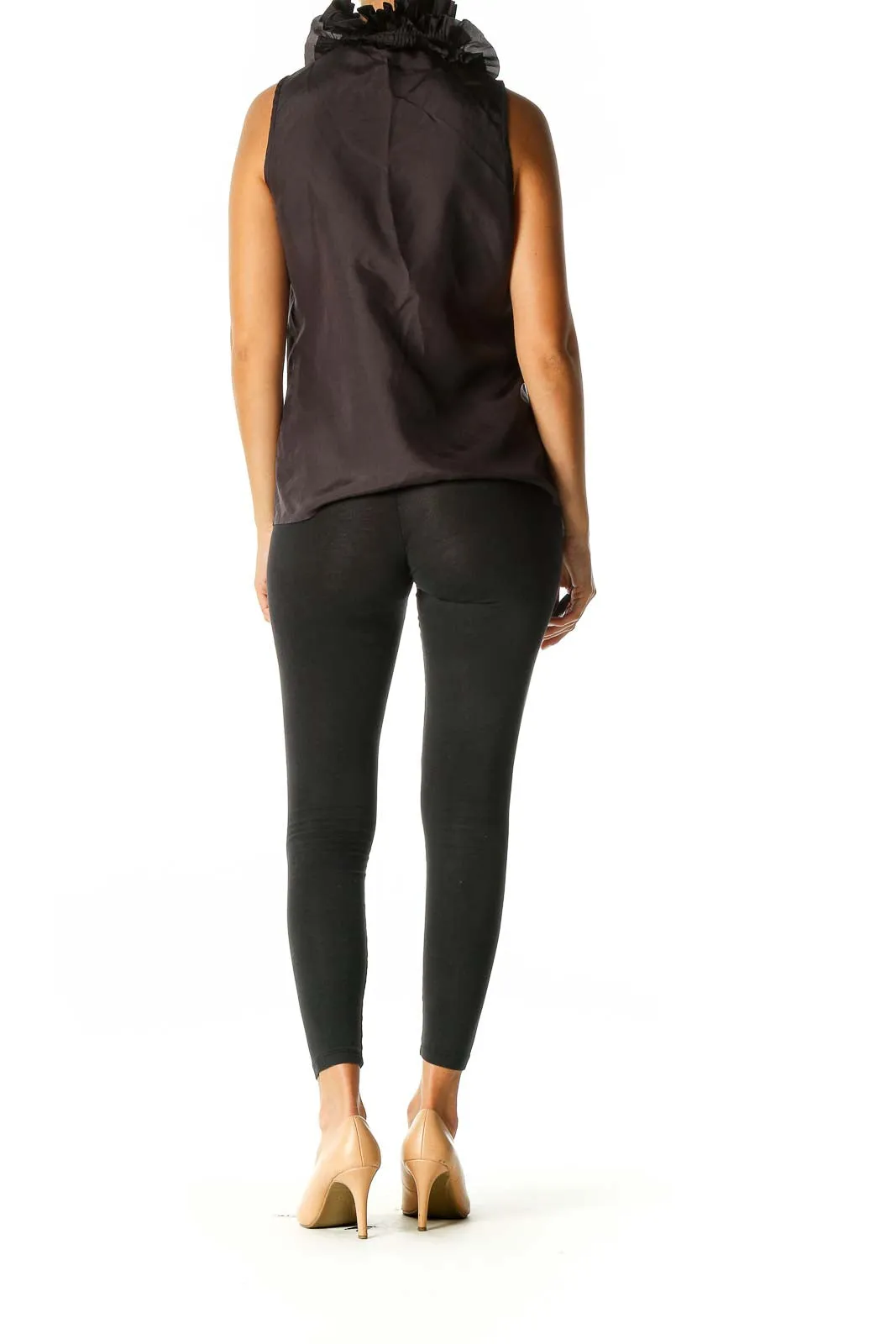Brown Solid Blouse
