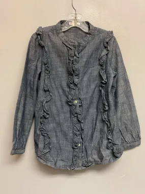 Crew Cuts Size 8 Denim Cotton Big Girls Blouses & Button Downs