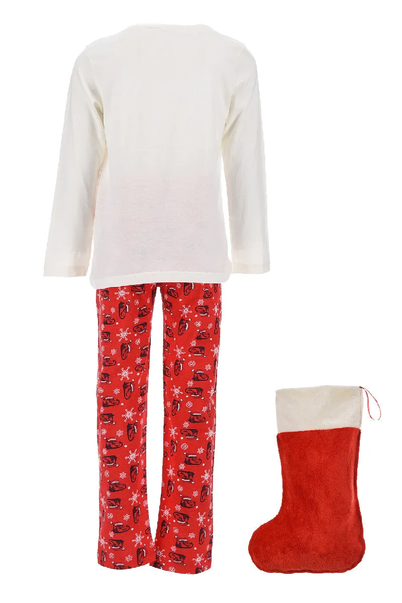 Disney Cars Christmas Pyjamas with Christmas Stocking