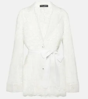 Dolce&Gabbana Bow-detail lace jacket