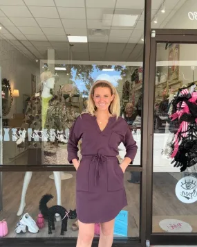 Tie Waist Lounge Dress