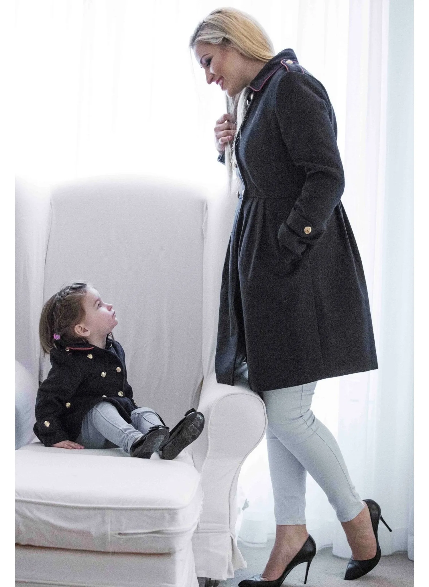 Vega & Vega Girl Matching Coats